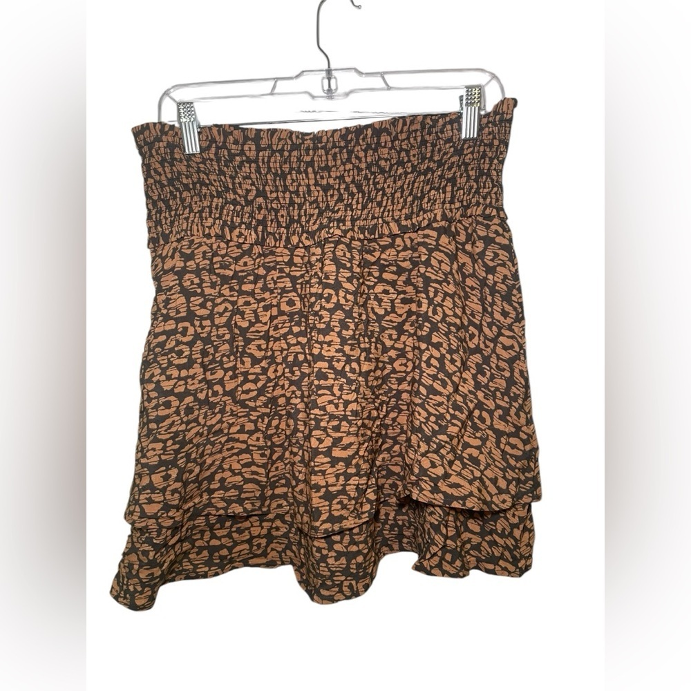 Rails Addison New NWT Animal Print Smocked Mini S… - image 2